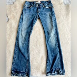 Vintage Y2K Levi’s 504 Slouch Flare Twisted Leg Low Rise Jeans 30x30 ( size 7)